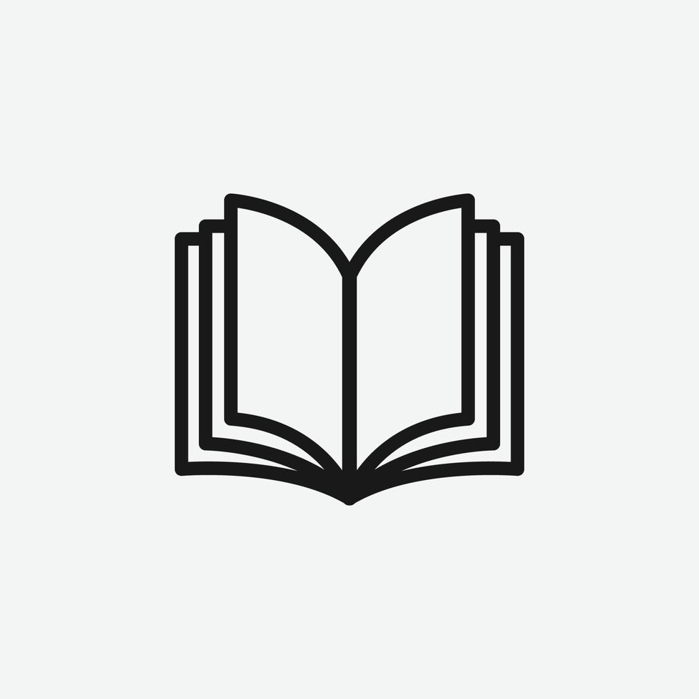 illustration of book icon free vector