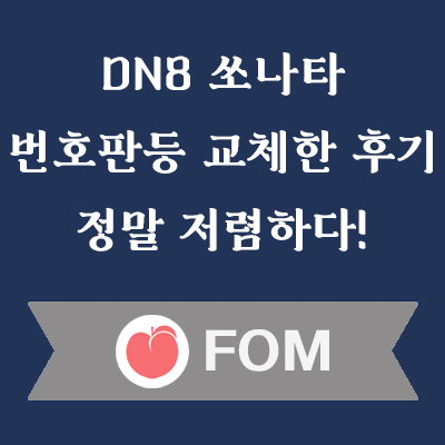 번호판등 교체