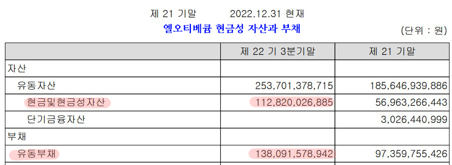 엘오티베큠 자산과부채