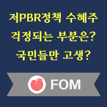 저PBR우려스러운 부분