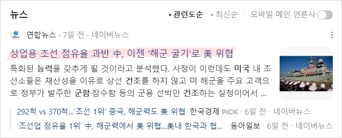 중국의 해군굴기